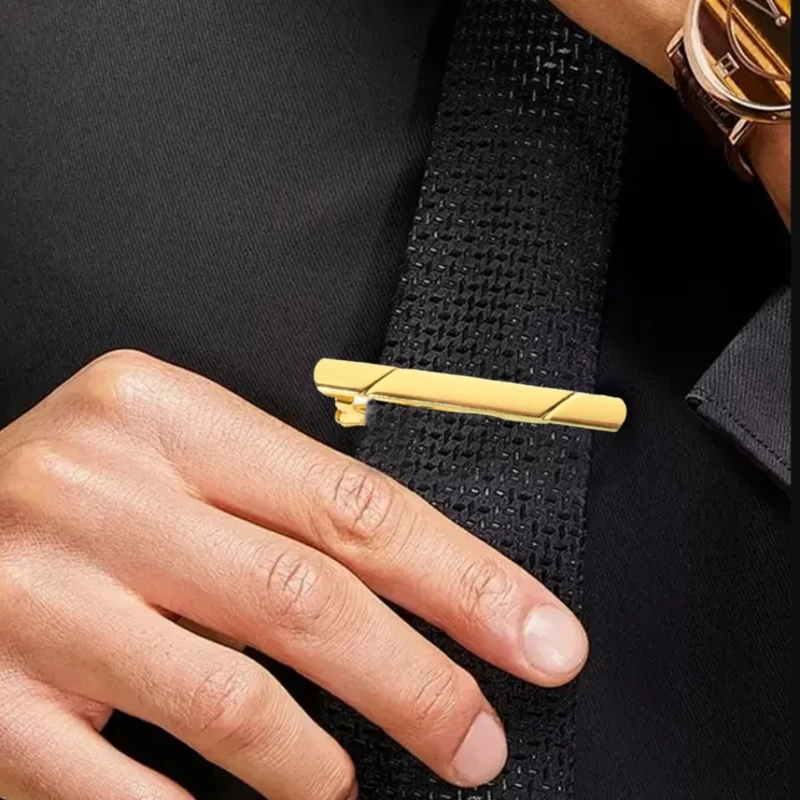 340D Men's Tie Clip Clasp for Graduate Interviews Identification Photo Props