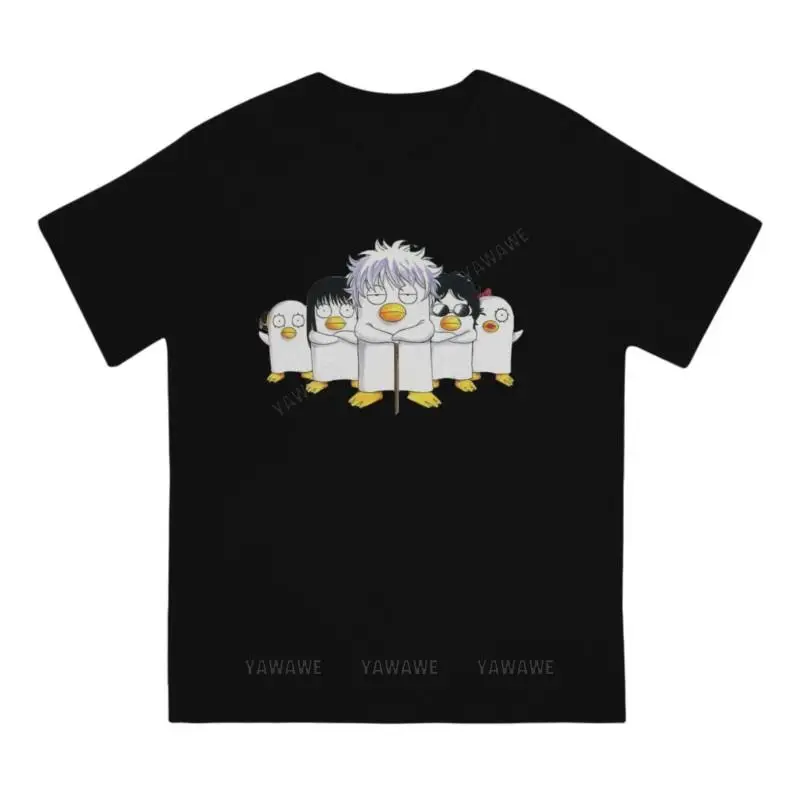 The Gang Elizabeth T Shirt Men\'s Cotton Leisure T-Shirt Round Collar Gintama Kagura Anime Tees Short Sleeve Clothes
