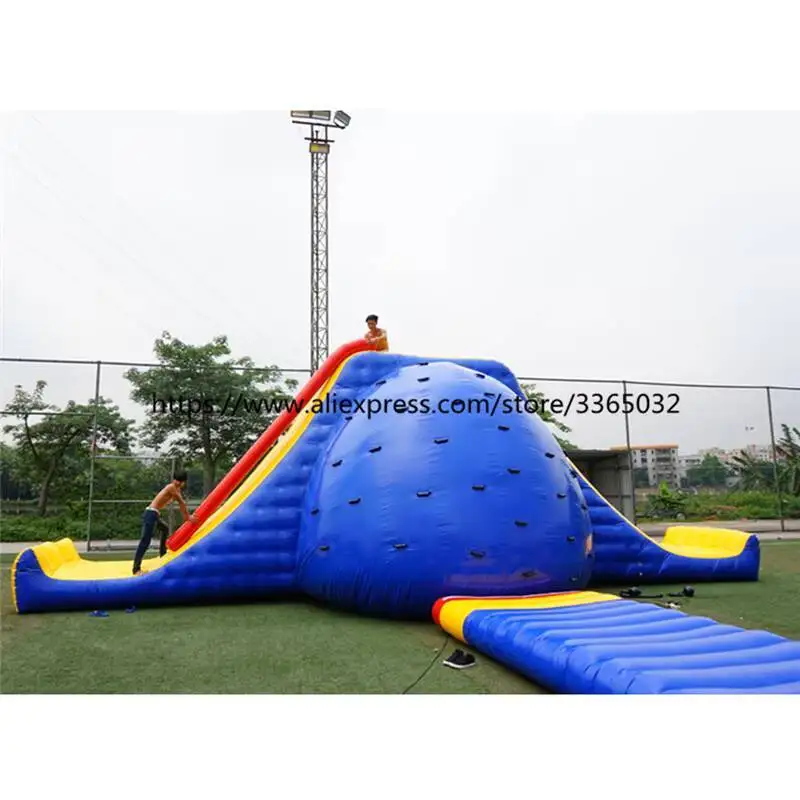 Trampolín inflable de alta calidad para saltar, juegos de parque acuático flotante, parque acuático inflable gigante para adultos