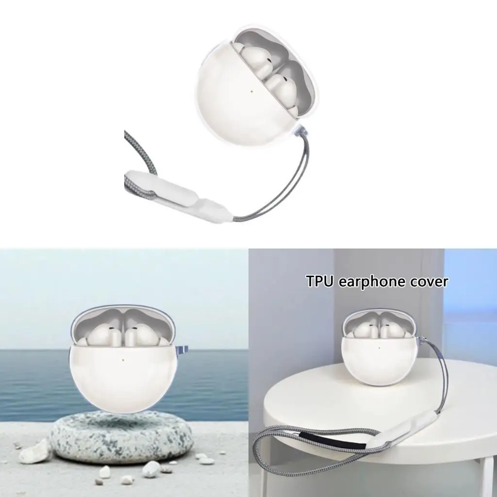 

Headphone Shockproof Housing Skin-friendly Guard Washable Shell Nonslip Impact Resistant Keep Safe From Accidental Drop