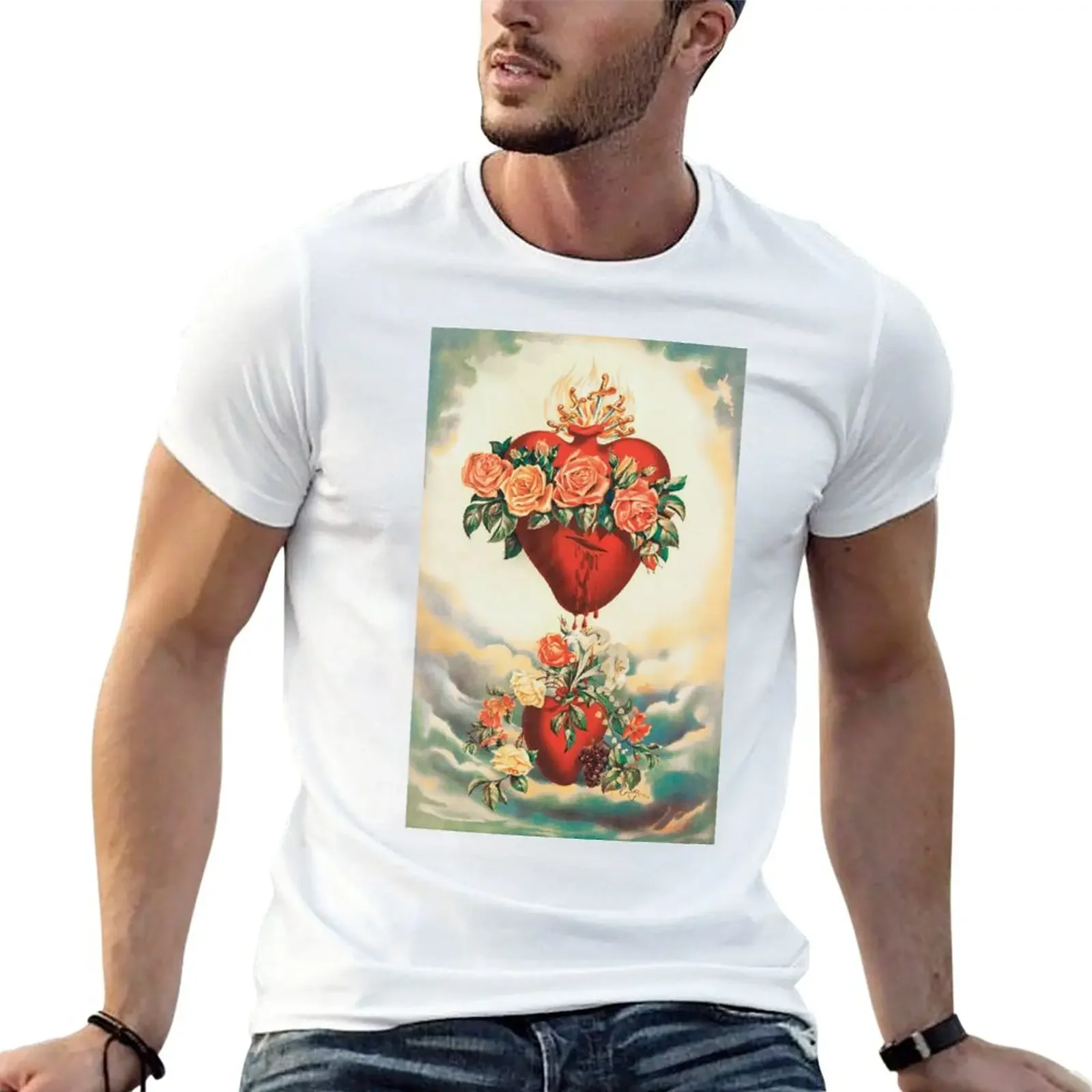 New Immaculate Heart of Virgin Mary T-Shirt Short sleeve tee new edition t shirt hippie clothes mens cotton t shirts