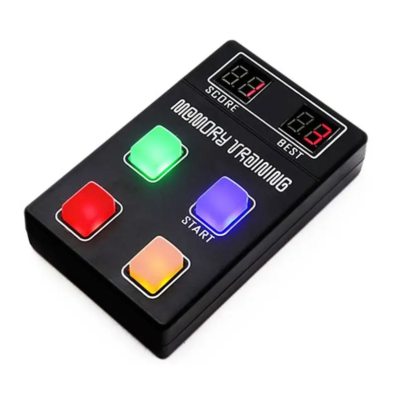Ingenious-DC 9V Memory Training Game Machine Making Kit Funny LED Electronic Kit Puzzle Game Kit Gift