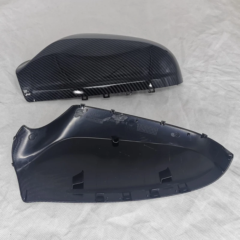 

2PCS Car Rearview Mirror Cover Cap Carbon Fiber Reversing Rear View Mirror Shell For Opel Astra J K 2010-2019