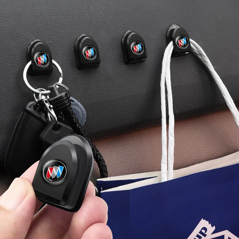 

1/2/4 шт. мини-крючки для автомобиля, держатель для хранения в салоне, вешалка для Buick Excelle GT, Verano, Regal, LaCrosse, Encore, Park Avenue, Envista, GL8