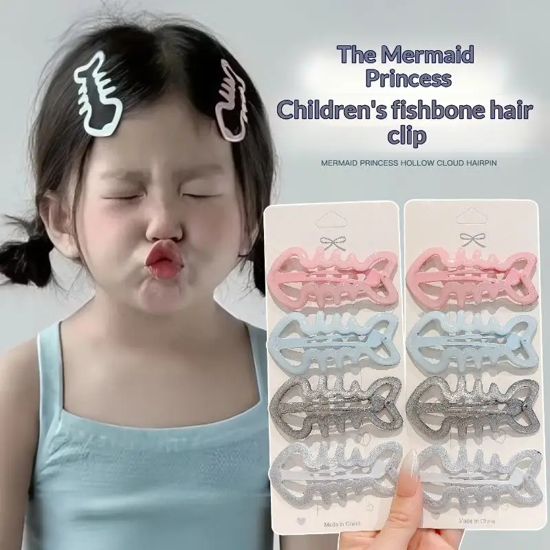 

〔CC〕|6pcs/set Candy Color Fishbone BB Hairpin Hair Side Clips For Girls Women Korean Hair Accessories〔88〕
