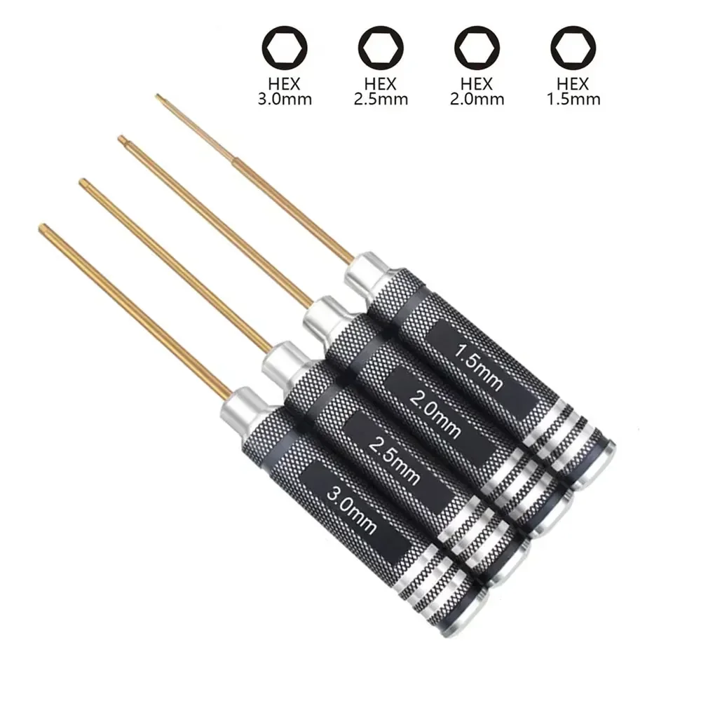1.5mm 2.0mm 2.5mm 3.0mm 육각 드라이버 세트 자석 팁 포함 FPV 드론 헬리콥터 비행기 자동차 보트 RC 모델용