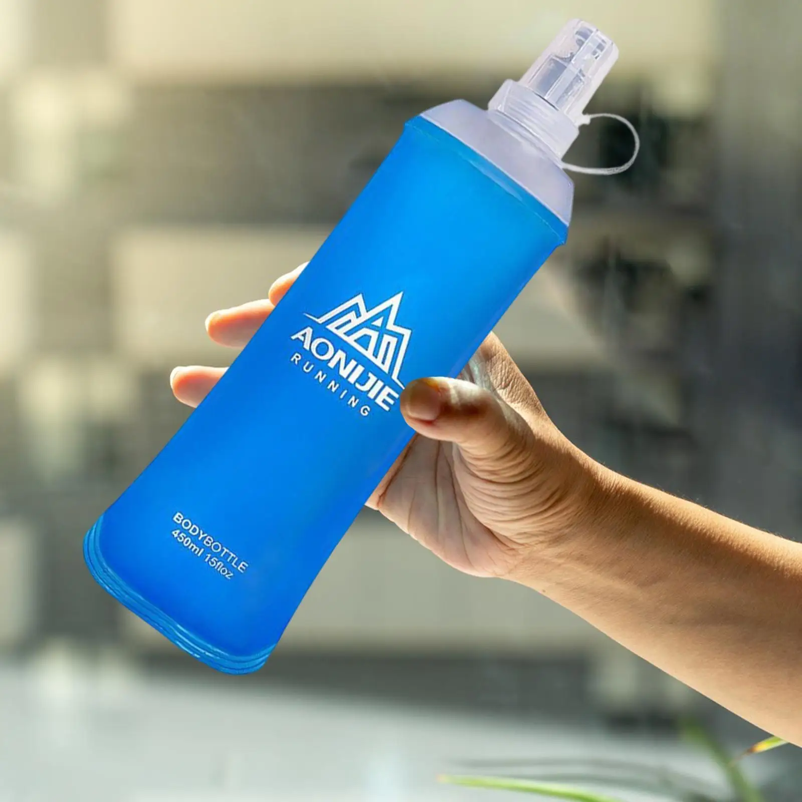 New Foldable Silicone Water Bottle Outdoors Traveling Sport Running Cycling Kettle Healthy Soft Material Accessories