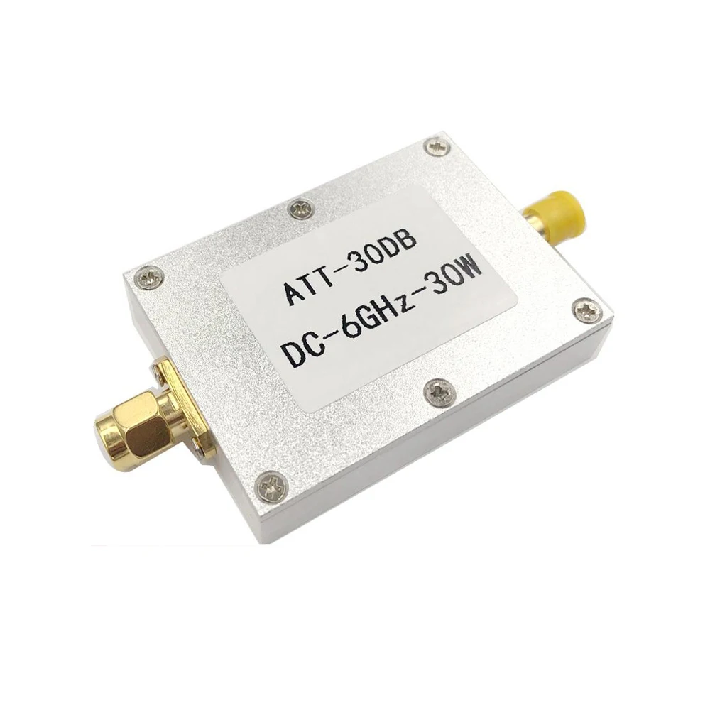 Imagem -06 - Atenuador Fixo Sma do Atenuador do rf de Dc6000mhz 30w 30db para o Analisador do Espectro do Medidor do Poder do Amplificador do rf do Rádio