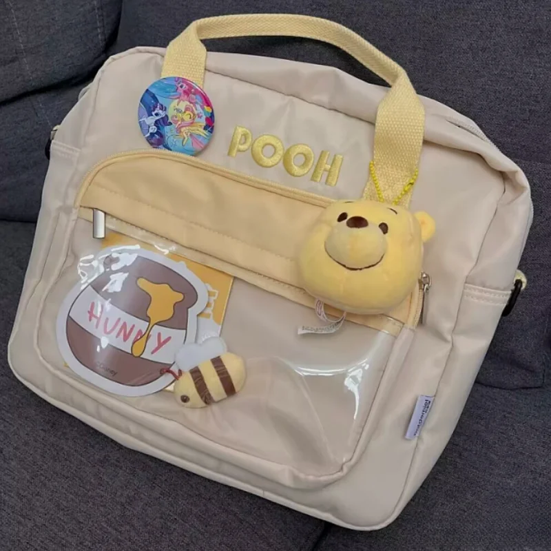 Neue Disney Buzz Lightyear Erdbeer bär Winnie Bär Handtasche Lotso Umhängetasche Student große Kapazität Laptop tasche Backpac