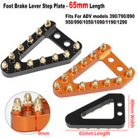 Brake Pedal Tip Toe Foot Brake Lever Step Plate Fits For KTM ADV 250 390 790 890 950 990 1050 1090 1190 1290 Adventure R/L/S/T