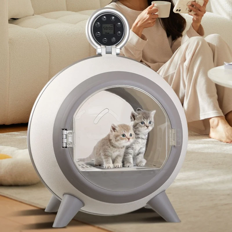 Smart Pet Dryer with Double Doors Negative Ion Pet Drying Box 62L Large Capacity Pet Drying Box Applicable To Cats and  Dogs