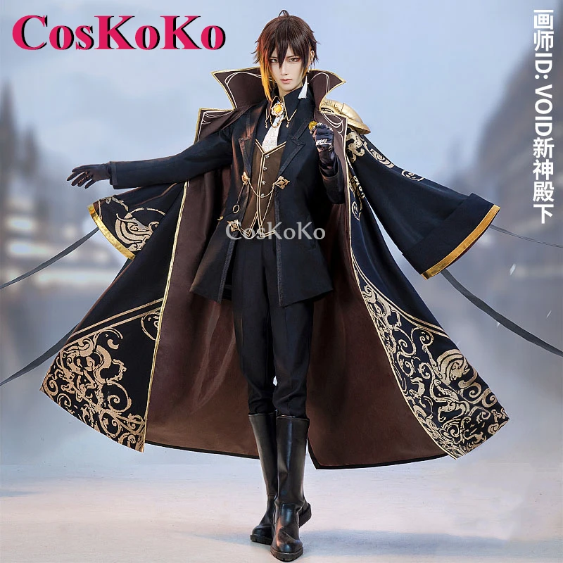 CosKoKo Zhongmovies Genshin Impact Cosplay Costume, Abyss of Loss Fashion, Bel Uniforme, ixd'Halloween, Vêtements de Jeu