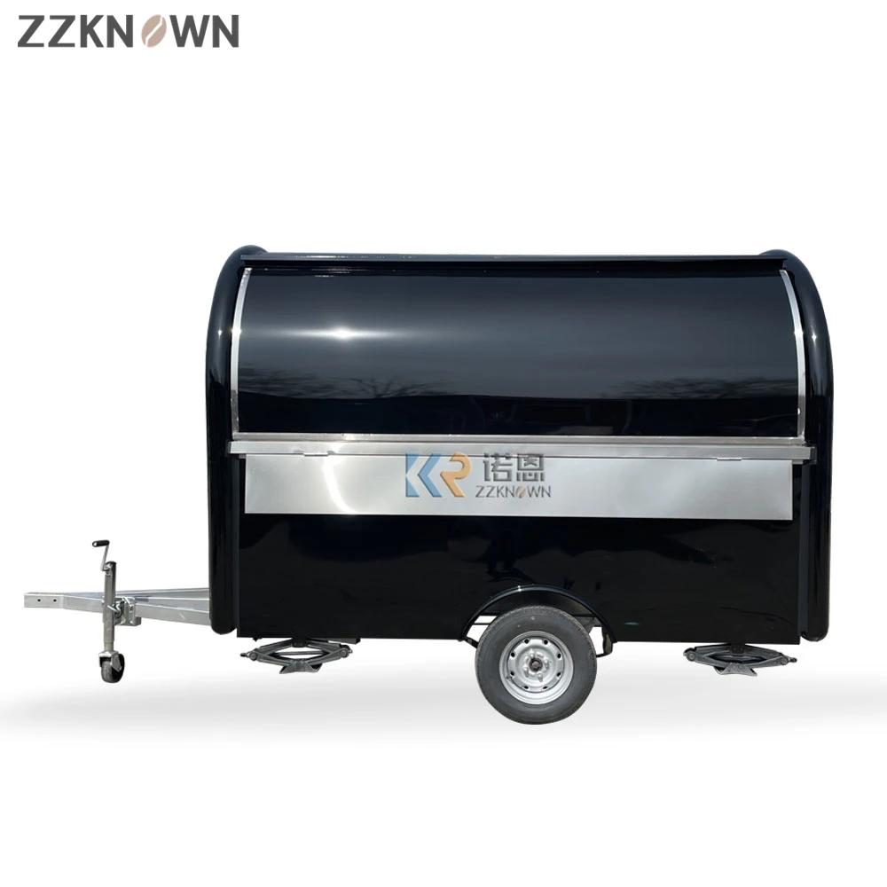 2023 Custom Food Kiosk Design Trailer Sales Popsicle Ice Cream Yogurt Other Snack Machine Mobile Food Cart