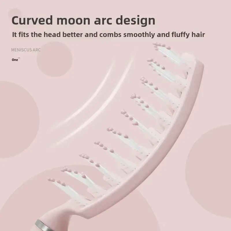 Stripe Detangle Hairbrush Professional Women Comb Wet Hair Brush Scalp Massage Comb Brush for Hairdresser Hairdressing Tools