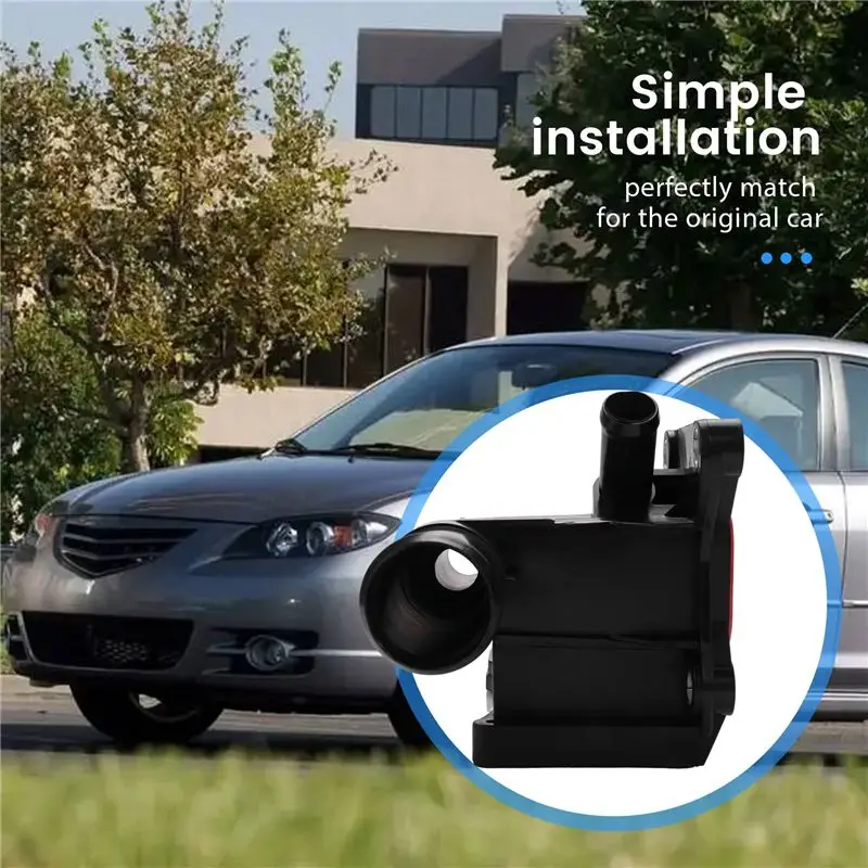 A67K-New Thermostat Engine Coolant Water Outlet With Sensor For Mazda 3 5 6 2006-2013 2.0L-L4 Ford LF941517Z