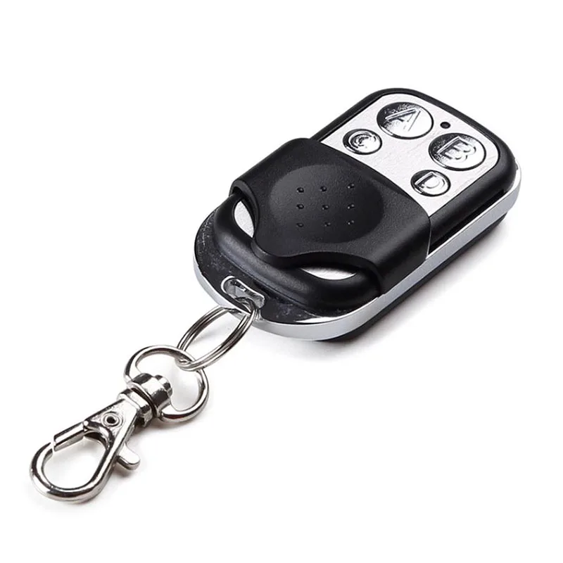 Clone de cópia universal, alarme de segurança com 4 botões, controle remoto de garagem, controle de obturador, código de cópia, frequência 433