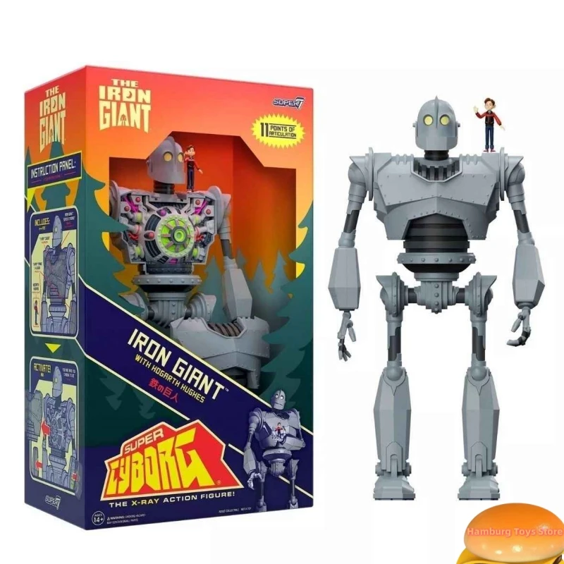 [متوفر] SUPER7 شخصيات الحركة الحديدية العملاقة إصدار ملون 11 بوصة دمية متحركة مشتركة لعبة مجسمة مجموعة هدايا