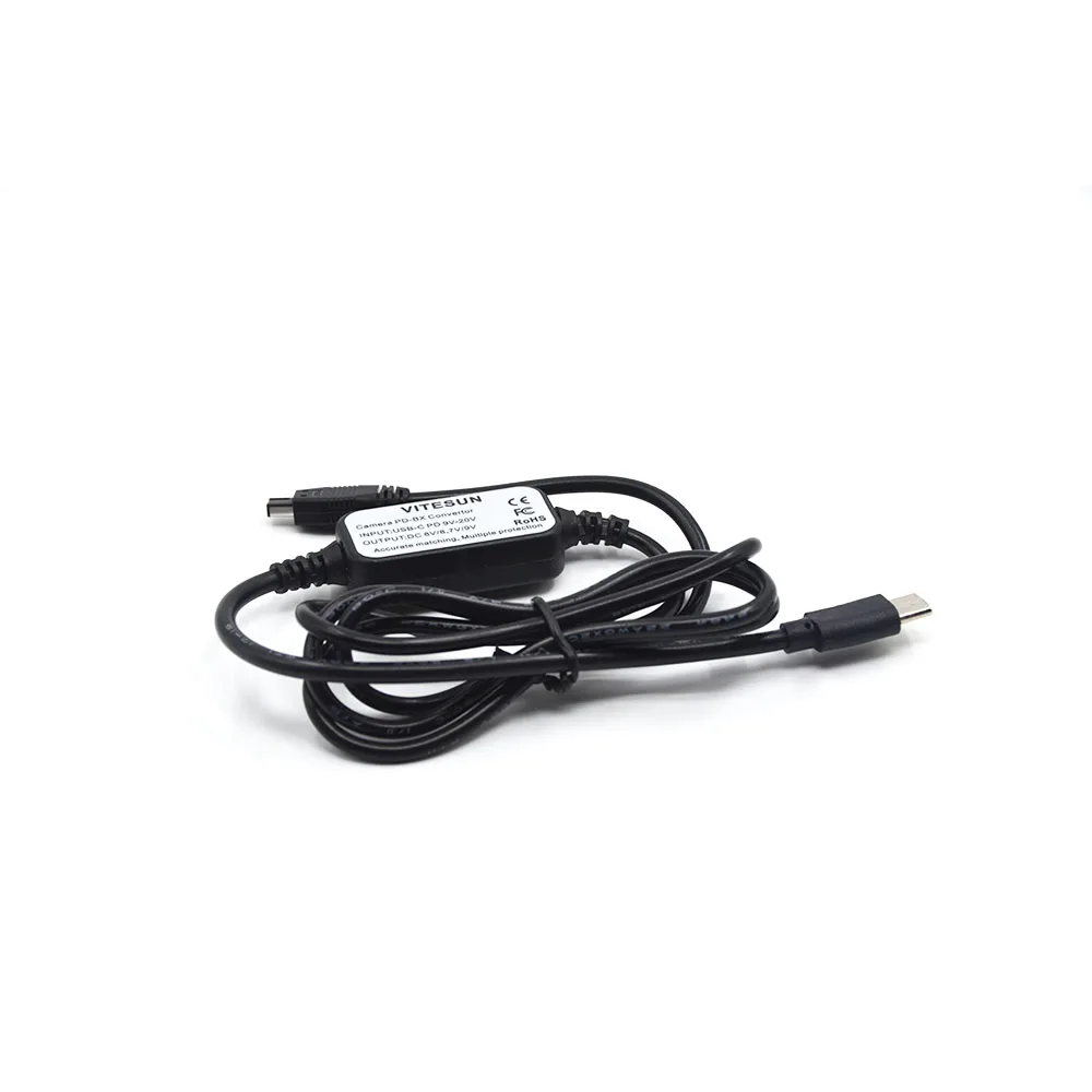 قوة البنك محول PD USB C كابل K-AC50 D-AC50 K-AC132 KAC50 ل بنتاكس K-1 K-3 K-3II K5 K7 K10D K20D K645D K645Z K-01 كاميرا