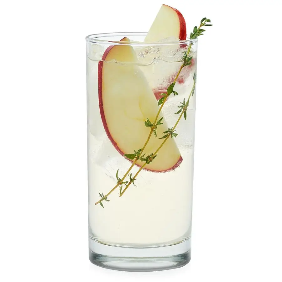 

Heavy Base Drinking Glasses Set of 8, 15.5 Oz Elegant, Weighted Clear Water Glasses, Dishwasher Safe Glass Cups Set for Parties,