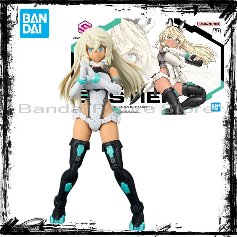 

In Stock Bandai 30MS SIS-H00 Sestier Color C Mobile Suit Girl Assembly Model Animation Action Figure Toy Gift Collection