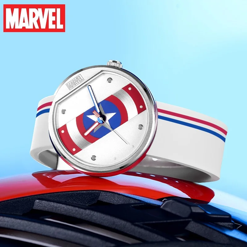 

Marvel The Avengers Captain America Watch For Men Shell Cartoon Antique Quartz WristWatch Reloj Hombre мужские часы наручные