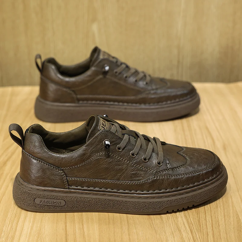 

2025Летние дышащие удобные легкие высококачественные повседневные черные туфли на четыре сезона, модная трендовая мужская обувь 39-44