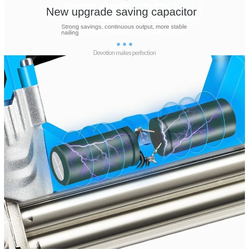 Pistola de clavos eléctrica de 0808082300W, pistola de clavos recta, código de motor de cobre puro, pistola de clavos F30 para carpintería a