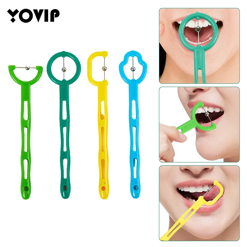 3/4PCS Kids Tongue Tip Lateralization Elevation Tool Tongue Tip Exercise Oral Muscle Training Autism Speech Therapy Talk Tool