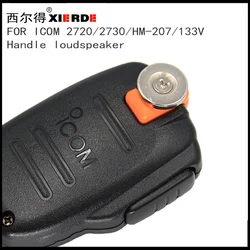 Icom 2720 için Mic manyetik destek 2730A 2730E 2820H 5100D mobil radyo araba platformu 133V HM207 askı manuel mikrofon desteği