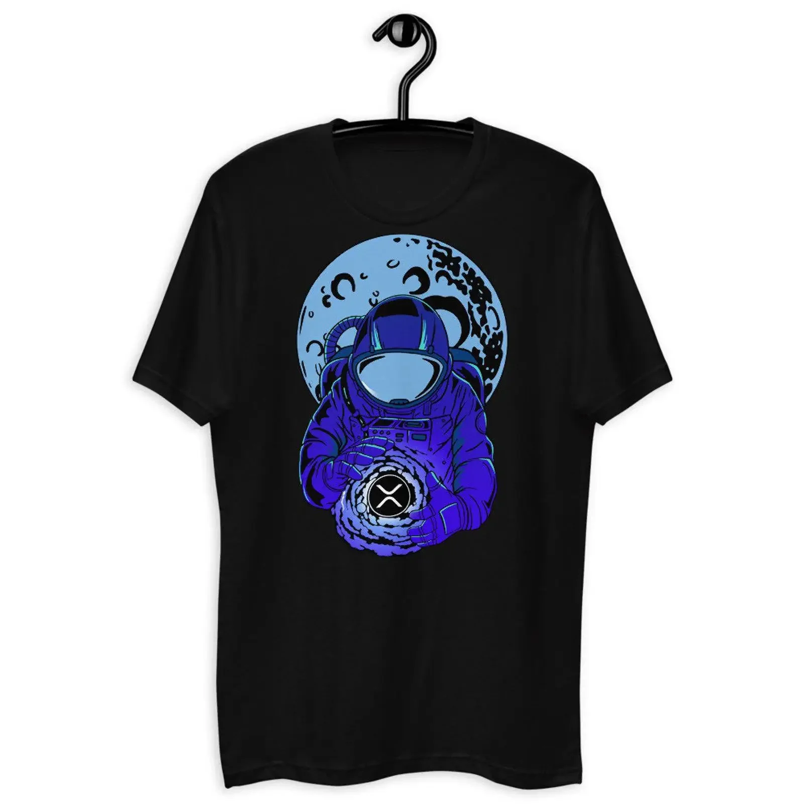 XRP Ripple T shirt for Crypto traders Moon boy space suit Bull Market Cryptocurrency Lover Bitcoin trader vintage Washed