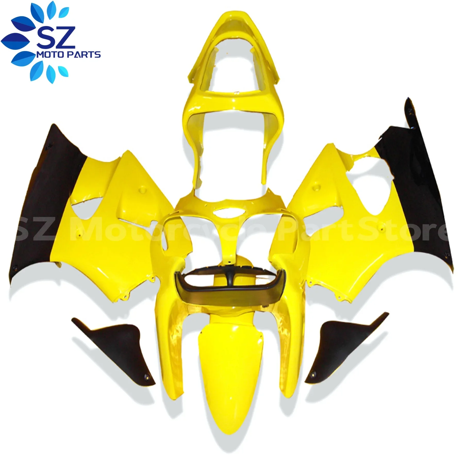 جديد ABS دراجة نارية كامل الهدايا المجمعة صالح لكاواساكي ZX-6R ZX6R 636 2000 2001 2002 00 01 02 مخصص Fairings أطقم هيكل السيارة قذيفة