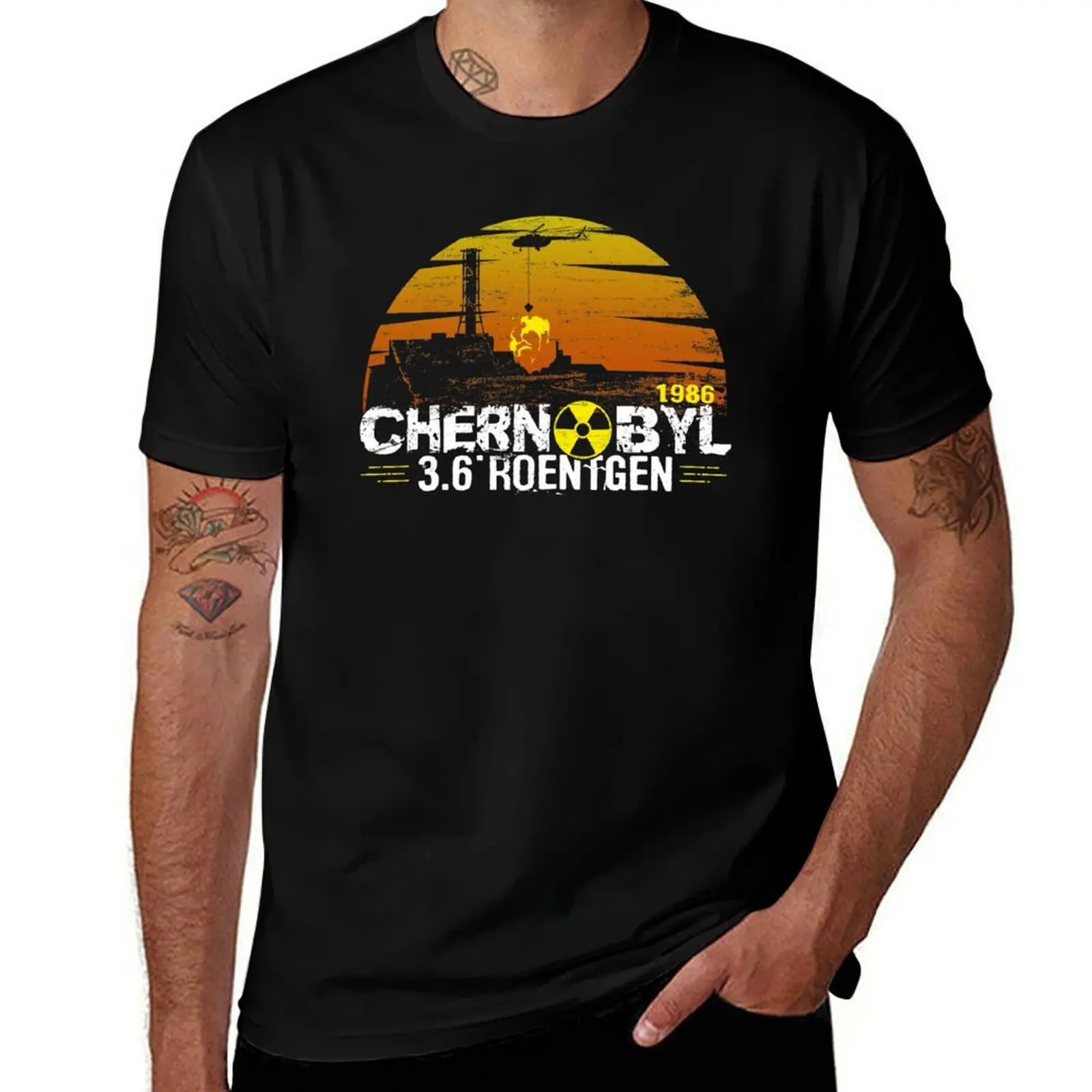 In Memory of Chernobyl catastrophe in 1986 3.6 roentgen T-Shirt Quick Dry Outdoor Sports T-Shirt