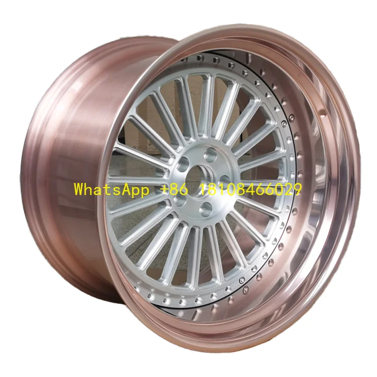 

Luxury Polished Rose Gold Alloy Car Rims Custom Designed for F20 Passenger Vehicles
