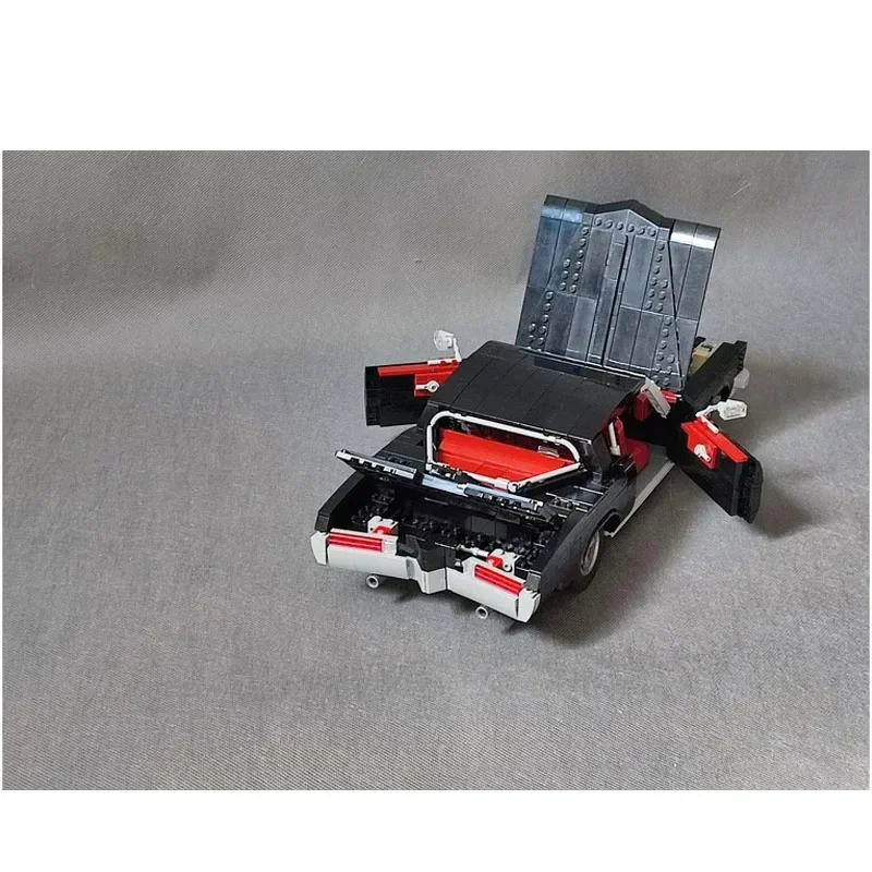 

MOC-228052 Black New Supercar Racing Blocks Model 1302 PartsMOC Creative Boys Kids Birthday Building Blocks Toy Gifts