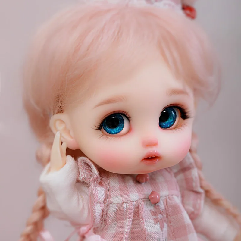 BJD resin Doll ob11 Yuyu 13.5cm fullset 1/11 Tiny pukifee anime obitsu11 blythe doll Girls Cute Baby BJD club present