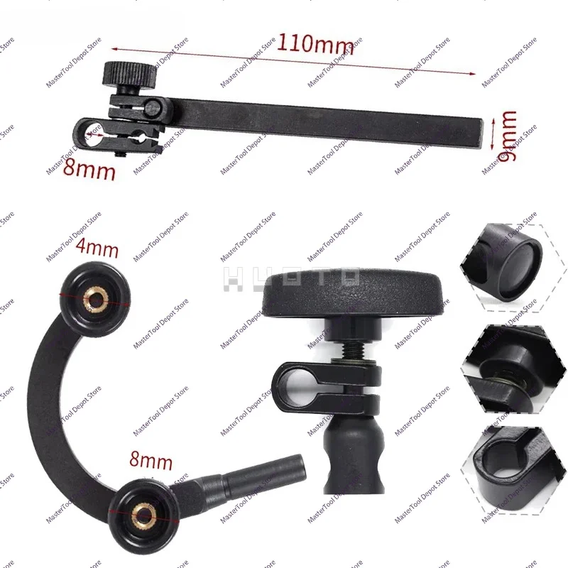 Magnetic Stand Sleeve Swivel Clamp Chuck Holder for Bar Dial Indicator Gauge Test Indicator Hole Micrometer - Universal Fit
