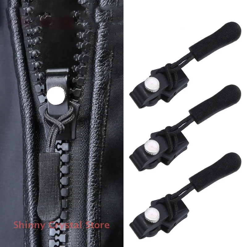 ชุดซ่อมซิปอเนกประสงค์ 10 ชิ้น ชุดซ่อมซิปแบบถอดได้รวดเร็ว หัวซิปเปลี่ยนทดแทนได้ สำหรับเสื้อแจ็คเก็ต กระเป๋า เสื้อโค้ท