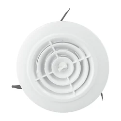 75-200mm Round Adjustable Wall Interior Vent ABS Ventilation Grille Vent Cover 75mm 100mm 125mm 150mm 200mm Vent Grill