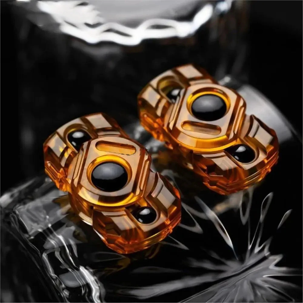 WANWU EDC PEI Fidget Spinner Marching Robot Button Steel Ball Fingertip Gyro Decompression Toys Fidget Toys For Adults Gift