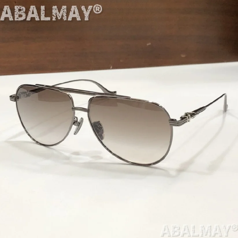 نظارات شمسية عالية الجودة للرجال والنساء 8171 مقاس 61-12-150 نظارات شمسية بتصميم عصري فاخر من التيتانيوم UV400 مع صندوق