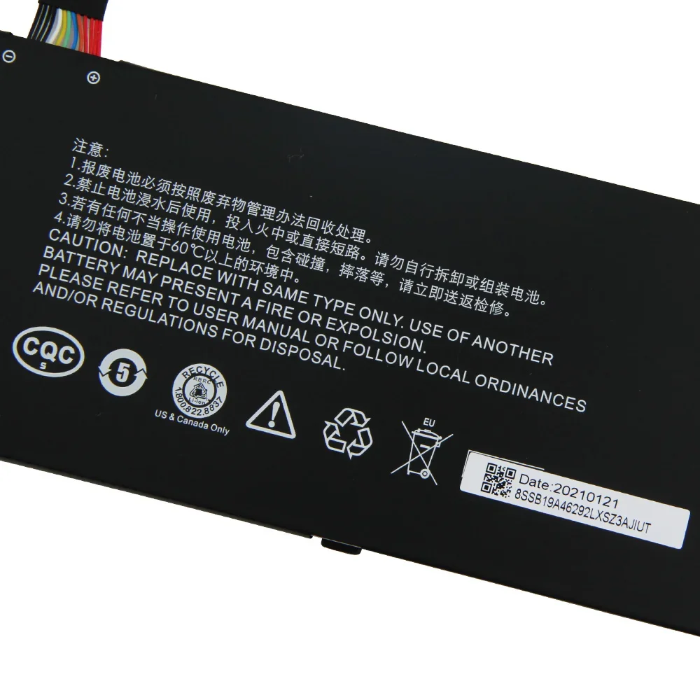 Replacement Battery For Xiaomi Pro i5 171501-AQ TM1707 TM1701 15.6 inch Series R15B01W Rechargeable Battery 7900mAh