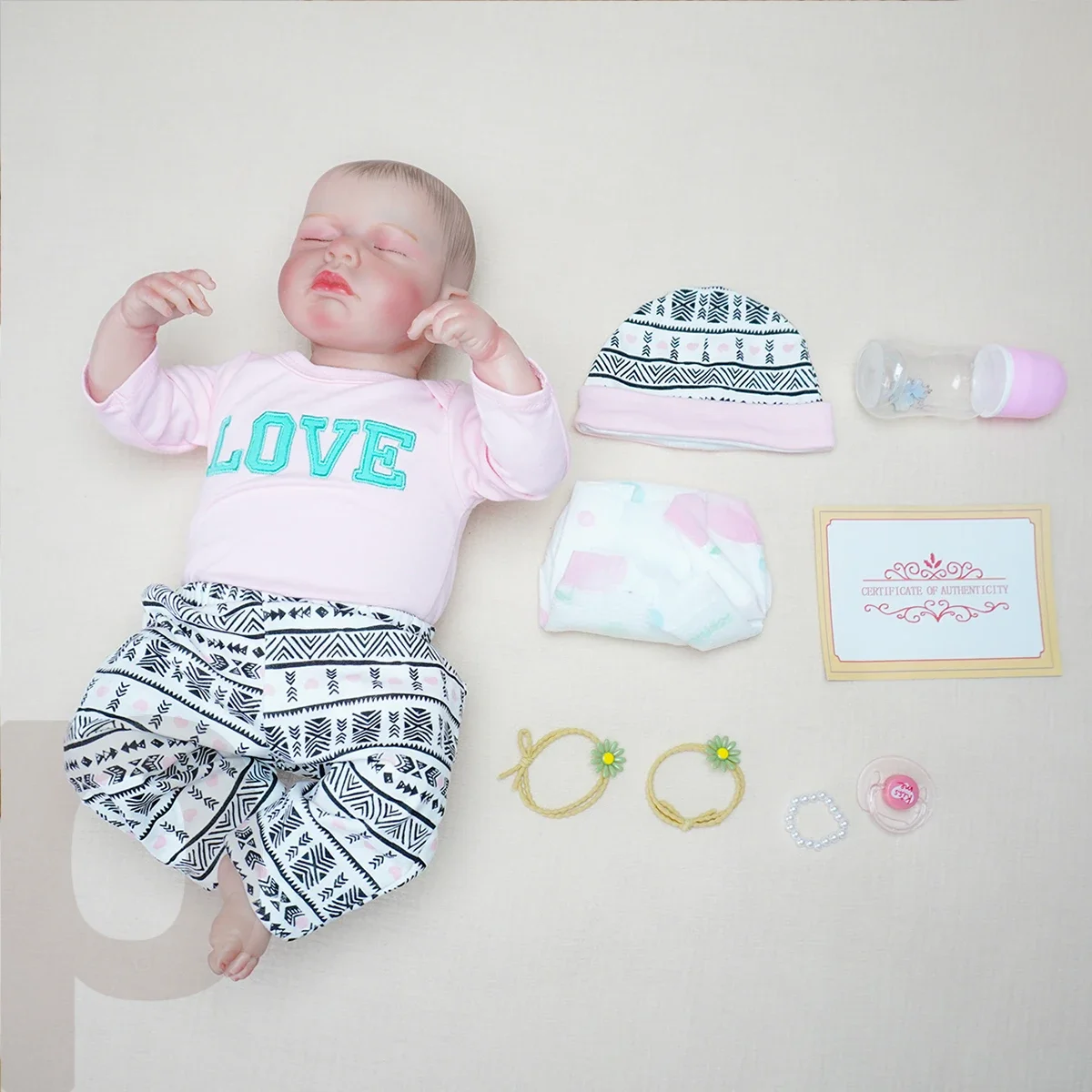 Hoge kwaliteit cadeau pasgeboren baby maat pop modieuze herboren pop verjaardagscadeau realistisch afgewerkt herboren pop pop cadeau schattig