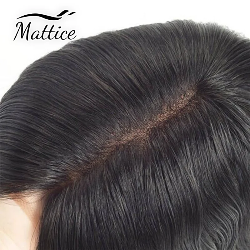 قطعة شعر للرجال Q6 شعر بشري | شعر مستعار بقاعدة من الدانتيل + البولي يوريثان، عقد قوي لنمط الحياة والرياضة النشطة #6