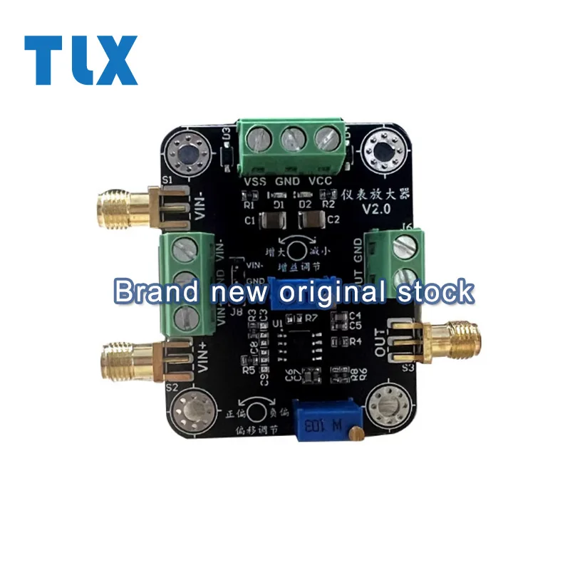 AD8421/AD8429 instrument amplifier module weak small signal microvolt voltage amplifier module single-ended/differential