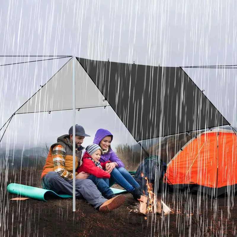 

Camping Tarp Portable Shelter Cover Weatherproof Lightweight Tent Tarp For Backpacking Survival Picnic Climbing Travel