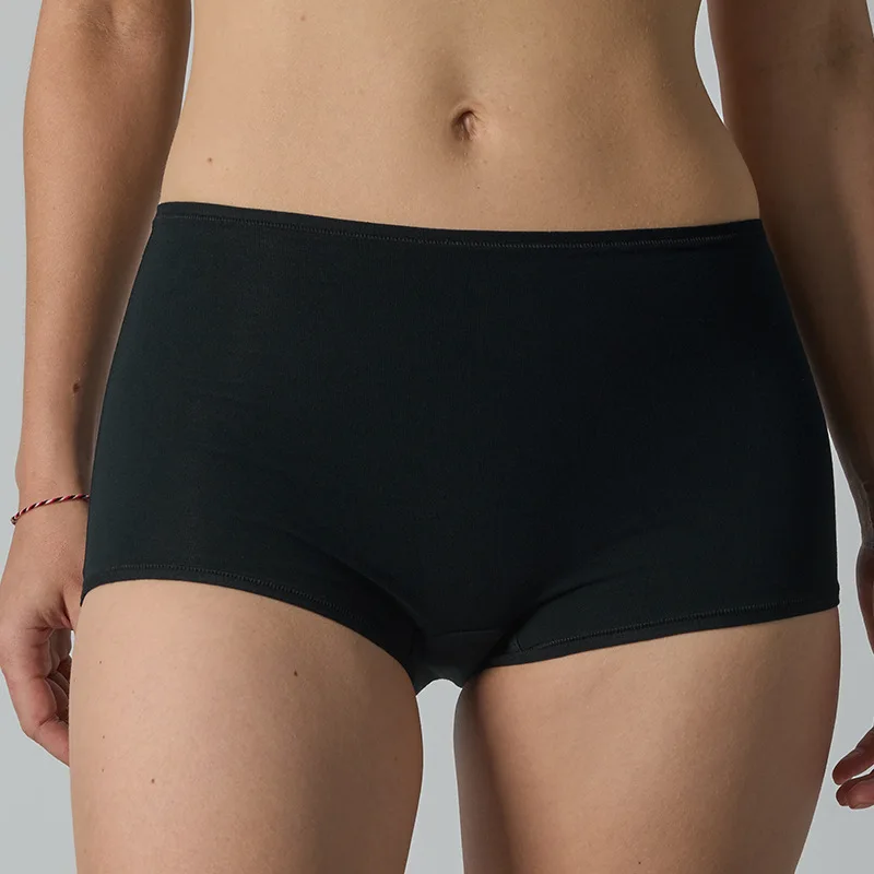 شورت بوكسر نسائي من القطن للملابس الداخلية بقاعدة اليوجا المنزلية