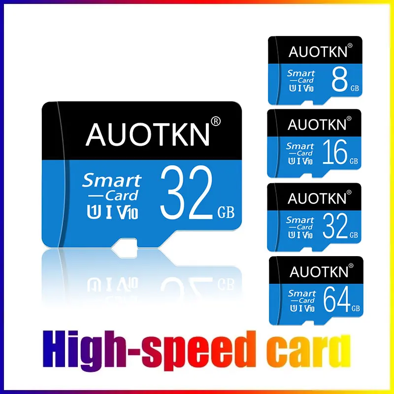 

High Speed Flash SD TF Card 64GB 32GB 16GB 8GB Class 10 Micro Mini SD Card 128GB Memory card for Mobile Phones Cameras Tablet