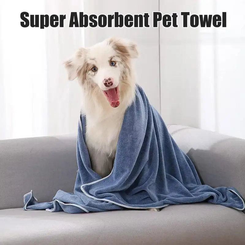 Beach Towels For Dogs Fast Drying Water Absorbing Towel For Dog Bathing Cat Dog Shower Bath Supplies Towel For Washing For