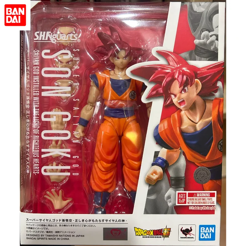 

Оригинальная фигурка Bandai SHF Dragon Ball: Сон Гоку (Красноволосый) Супер Сайян, коллекционная игрушка-кукла, подарок, в наличии