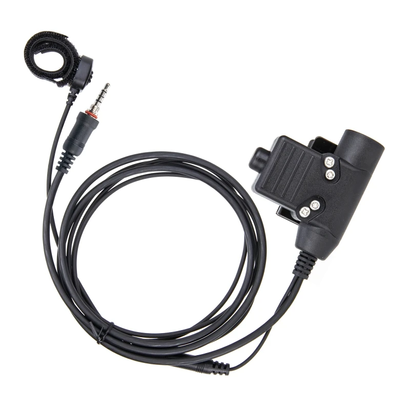 

Cold Resistant Pu Tensile Wire Connector forVertex VX‑6R VX‑7R Walkie-talkie Drop shipping